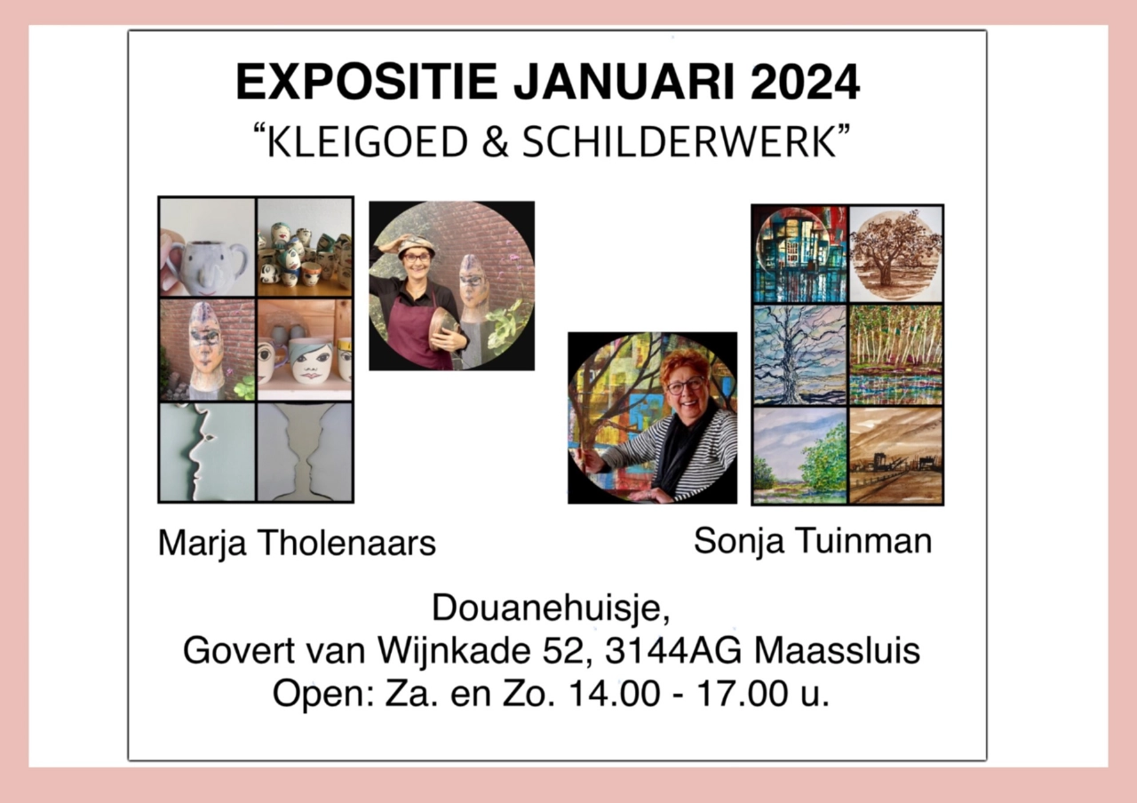 Expositie ‘Kleigoed & Schilderwerk’ in het Douanehuisje